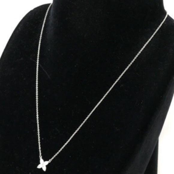 Tiffany & Co. Victoria Small Platinum Necklace 0.32 TCW - Picture 5 of 6